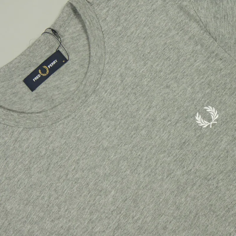 Fred Perry Ringer T-Shirt - Steel Marl-1